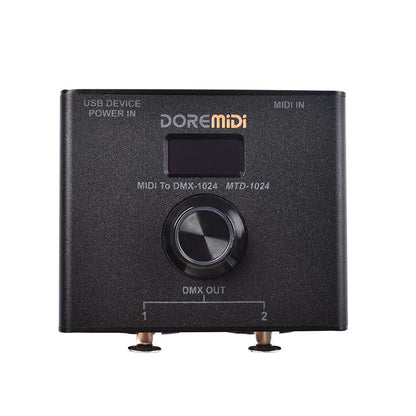 Portable MIDI to DMX Controller for Light Shows