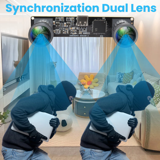 1200P USB Stereo VR Camera 120FPS Global Shutter