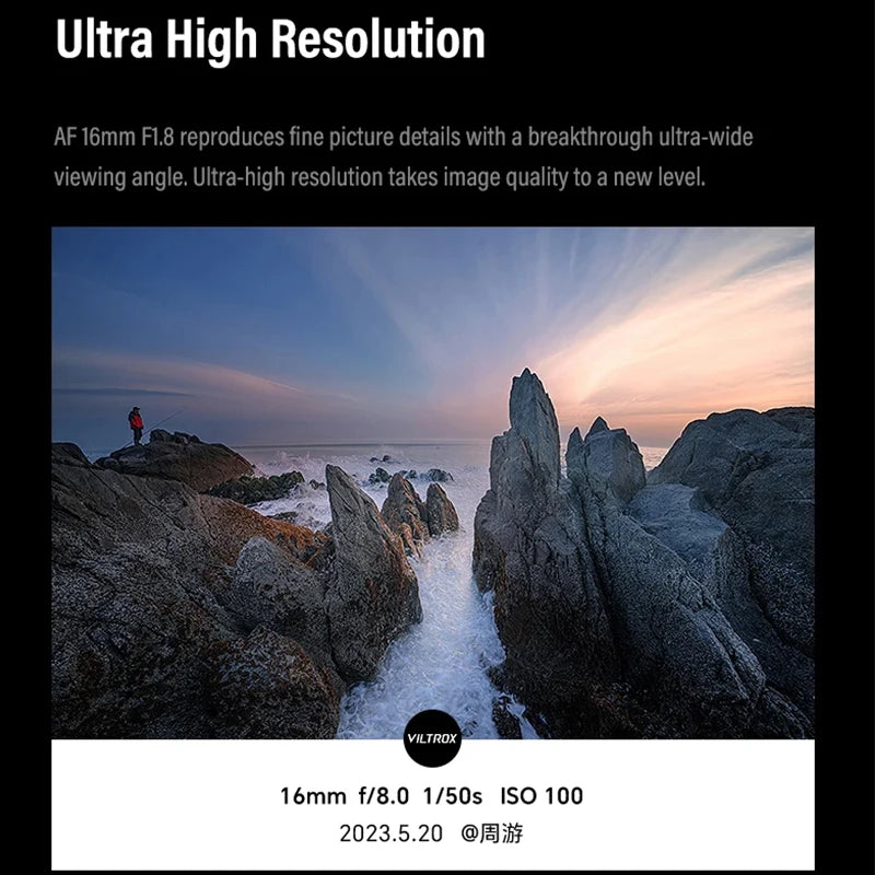 16mm F1.8 Full Frame Auto Focus Lens for Nikon Z Cameras