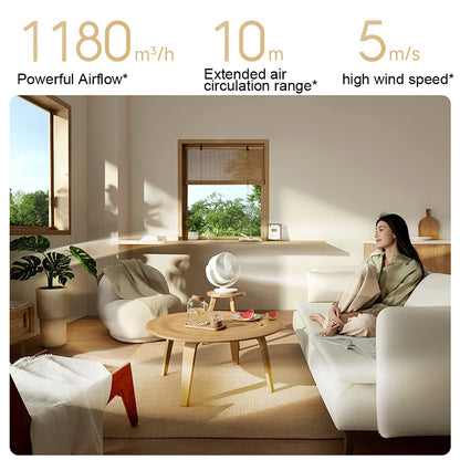XIAOMI MIJIA Smart DC Inverter Desktop Fan with App Control and 3D Airflow