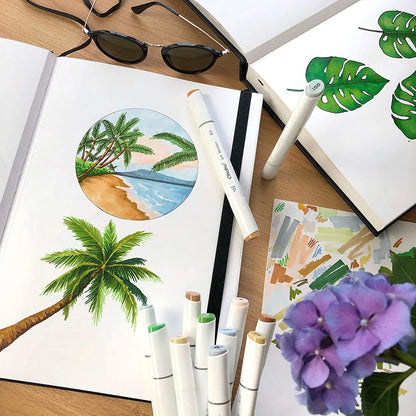 Marker Sketchbook Heavyweight Paper Pad for Drawing