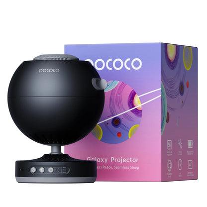 Black Star Projector Lamp with High Definition Galaxy Display