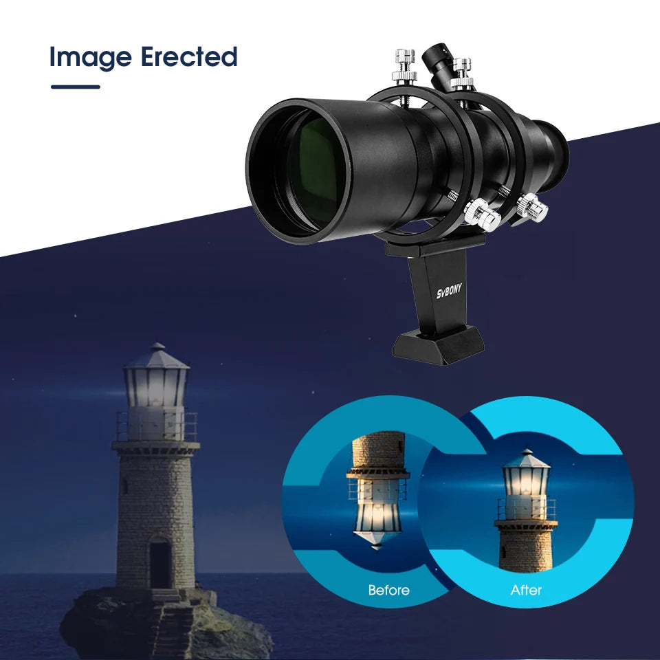 Astronomical 8x50 Straight-Through Telescope Finder Scope
