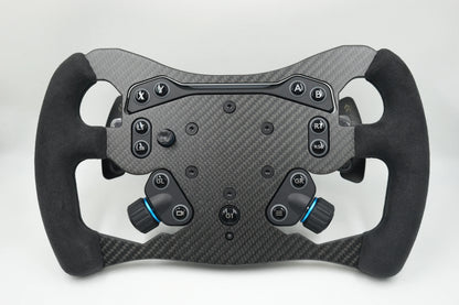 Carbon Fiber Racing Wheel Mod Compatible with Logitech RS Setup