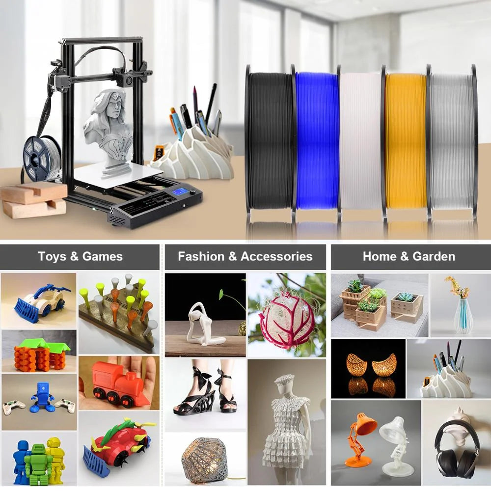 Dual-Colour PLA+ 3D Printer Filament Pack