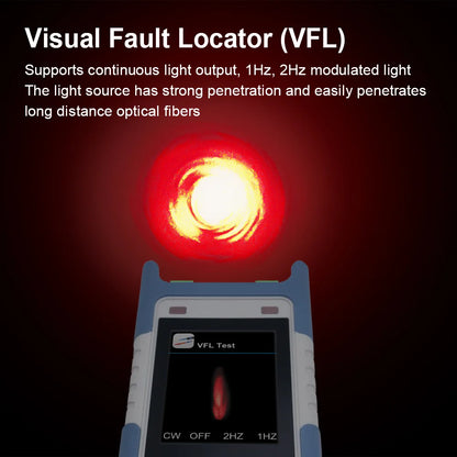 Portable Fiber Optic Power Meter VFL 10GEPON XGSPON Tester