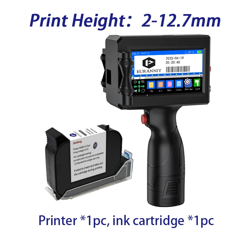 12.7mm Portable Inkjet Printer for QR Codes and Logos