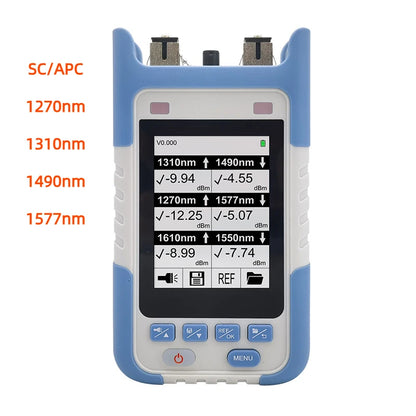 Handheld Network Optical Power Meter 4-Wavelength SC APC Tool