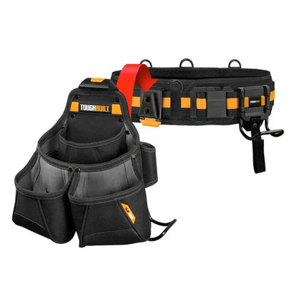Professional 3-Piece Tool Belt with Hammer Holder