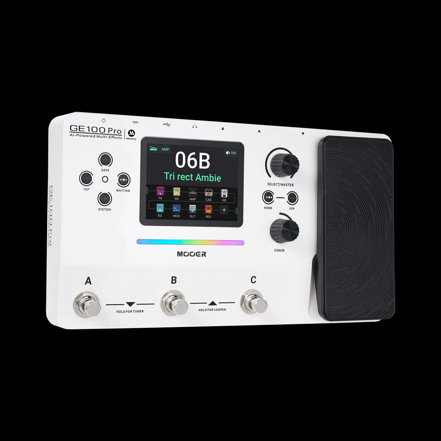 Multi Effects Guitar Pedal with 50 Tone Banks