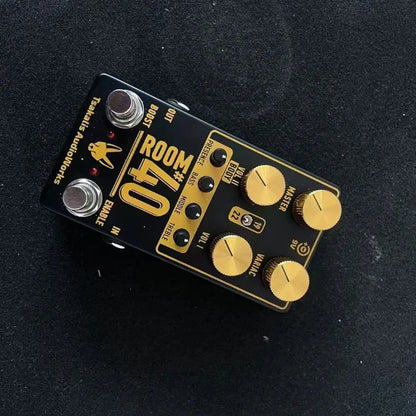 Single Block Guitar Effects Pedal with Vintage Distortion Sound