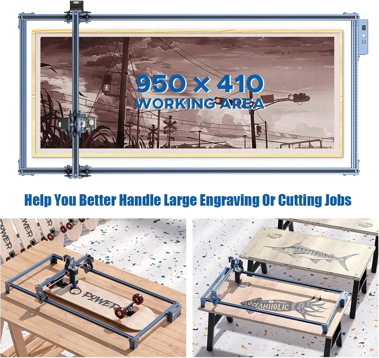 Laser Engraver Expansion Kit Full Metal Quick Assembly
