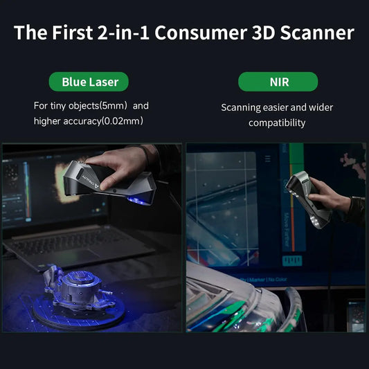High Precision 3D Printing Scanner with Blue Laser
