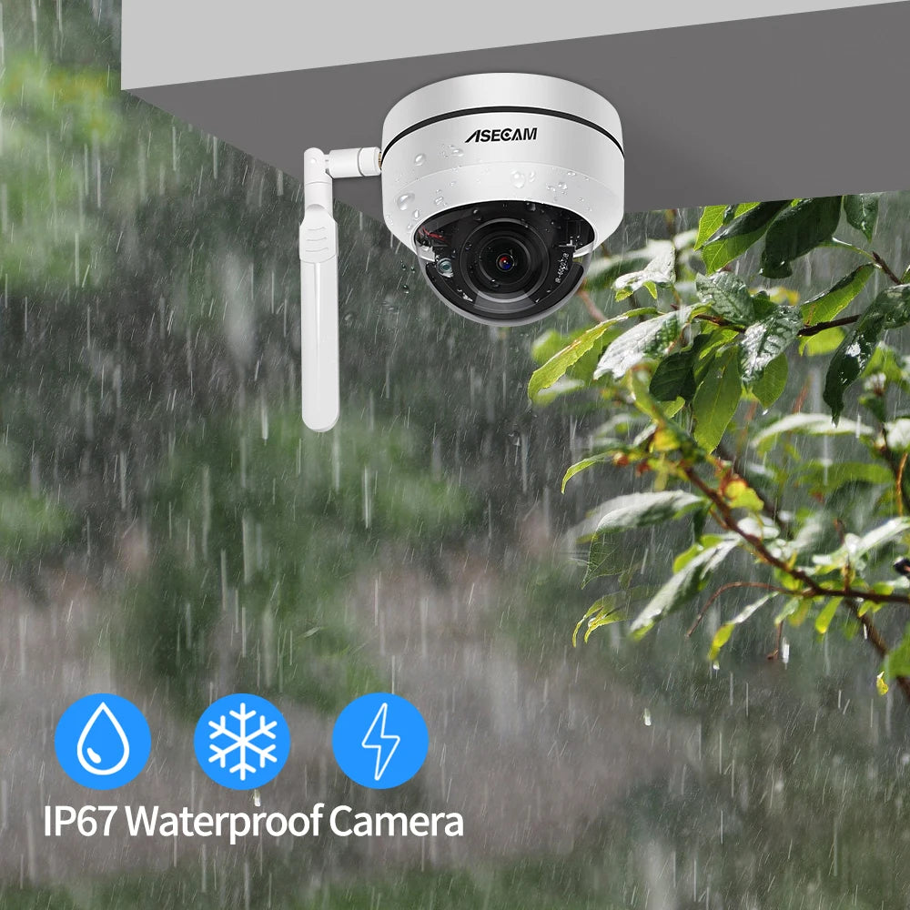 5MP PTZ WiFi Security Camera 5X Optical Zoom Outdoor