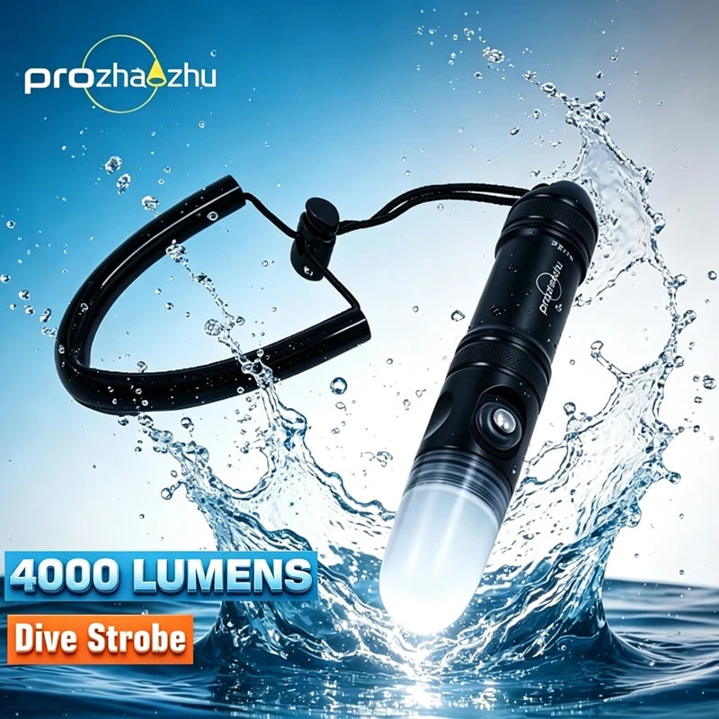 High-Power LED Underwater Beacon with 100m Visibility Range