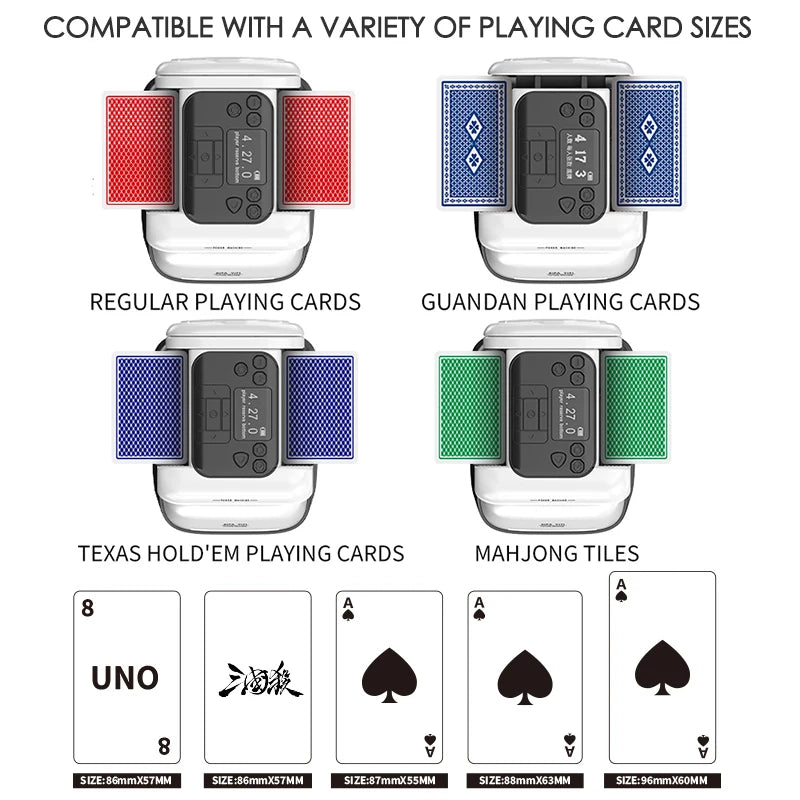 Automatic 360° Card Shuffler and Dealer Machine