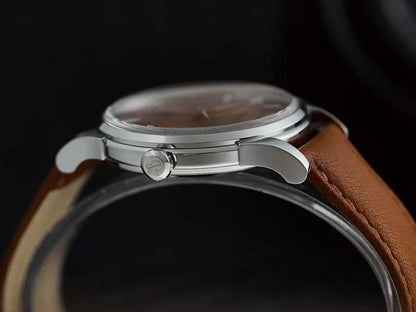 Mechanical Dress Watch with Vintage Salmon Face