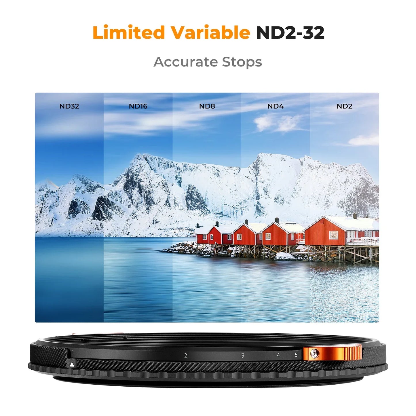 55mm Variable ND & Circular Polarizer 2 in 1 Filter