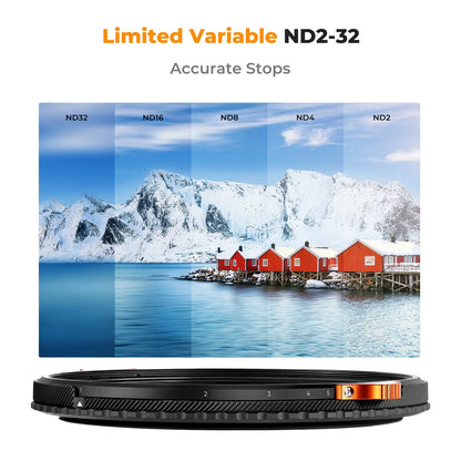 58mm 2 in 1 Variable ND & CPL Lens Filter