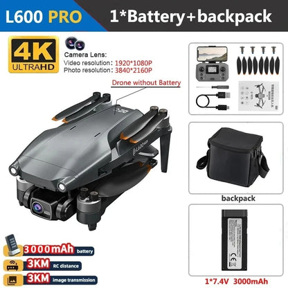 L600 PRO 4K Drone with Long Range Flight