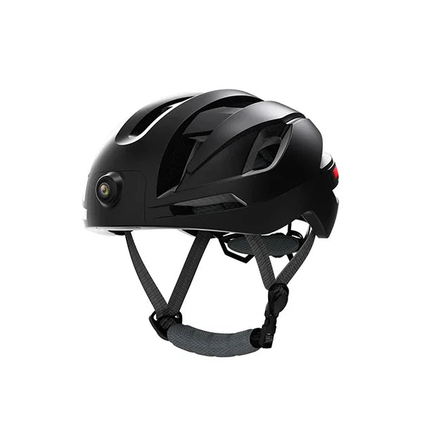 Black Sports Helmet Camera with Bluetooth and GPS