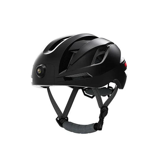 Black Sports Helmet Camera with Bluetooth and GPS