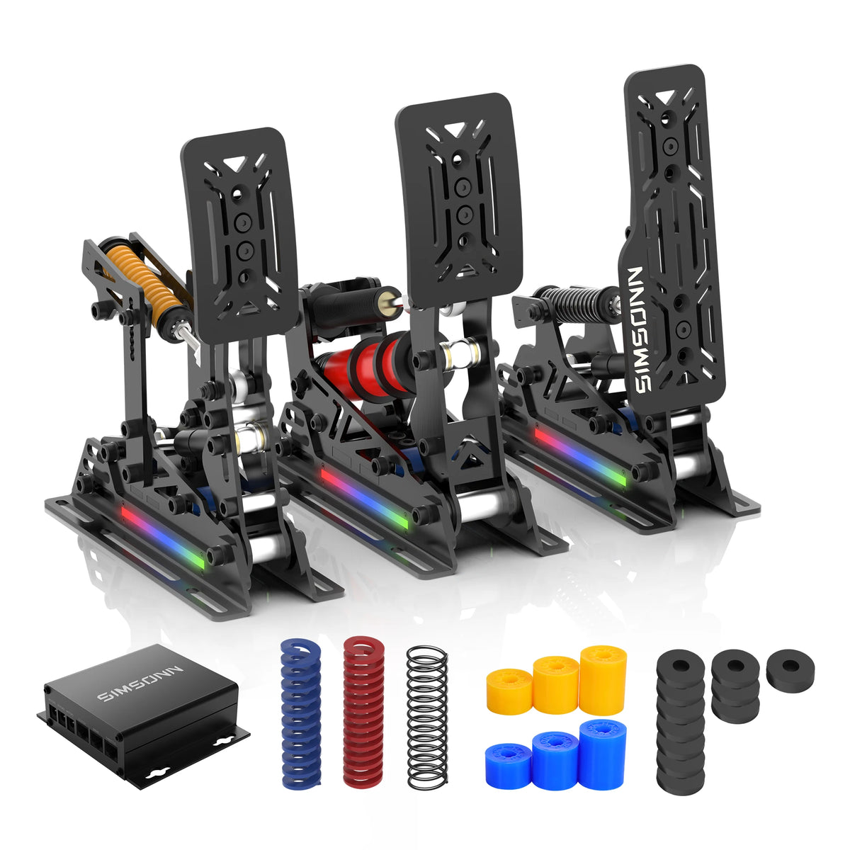 Sim Racing Pedals with Pressure Sensor & Vibration