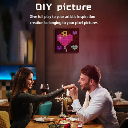 Large RGB 64x64 Smart Display Panel for Decor