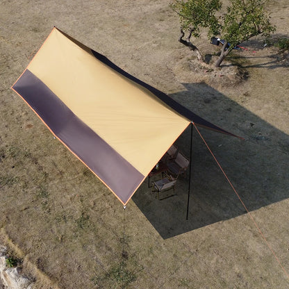 Large 4x6m Outdoor Tarp Waterproof Camping Shelter