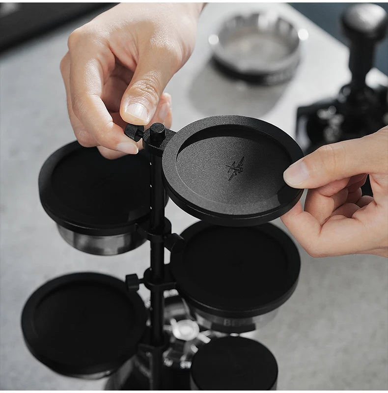 Coffee Bar Tool Magnetic Storage Shelf Espresso Organizer