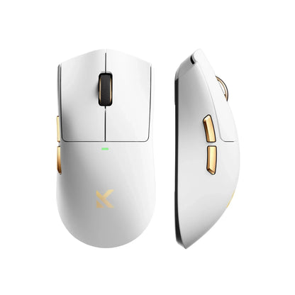 White Wireless Gaming Mouse with 8K Polling Rate