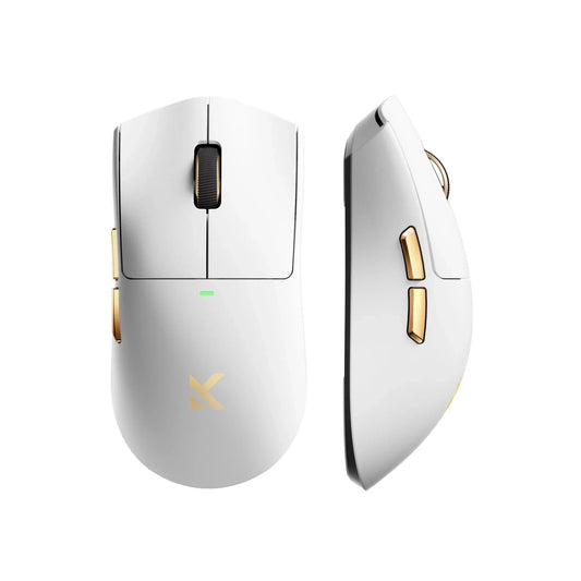 White Wireless Gaming Mouse with 8K Polling Rate