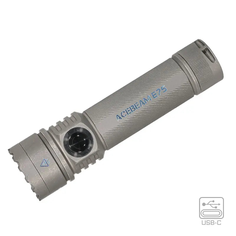Quad Core LED Flashlight 4500LM USB-C Titanium