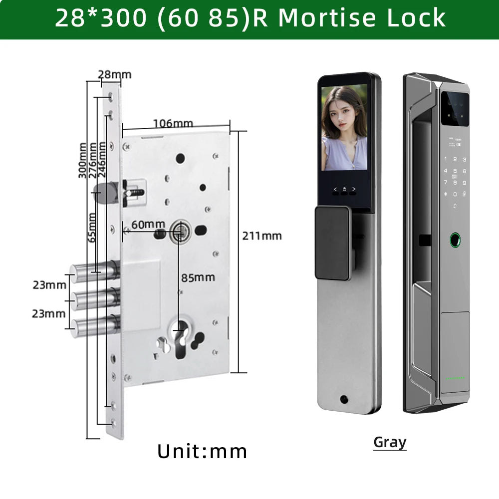 Full-Function Smart Lock with App & Visual Intercom