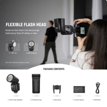 2.4G TTL Round Head Flash Speedlite for Nikon Cameras
