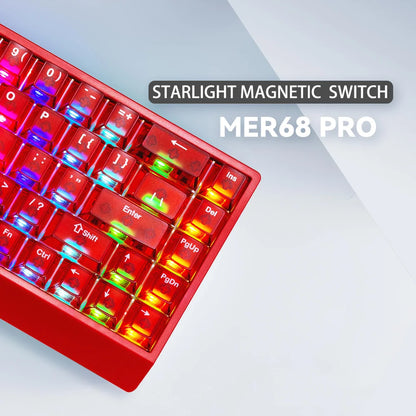 MER68 PRO Red Hot Swap Quick Trigger Keyboard