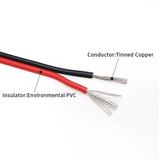 Heavy Duty 2 Pin Electrical Cable PVC Insulated Wire Roll