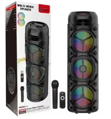 40W Wireless Bluetooth Party Speaker with LED Lights