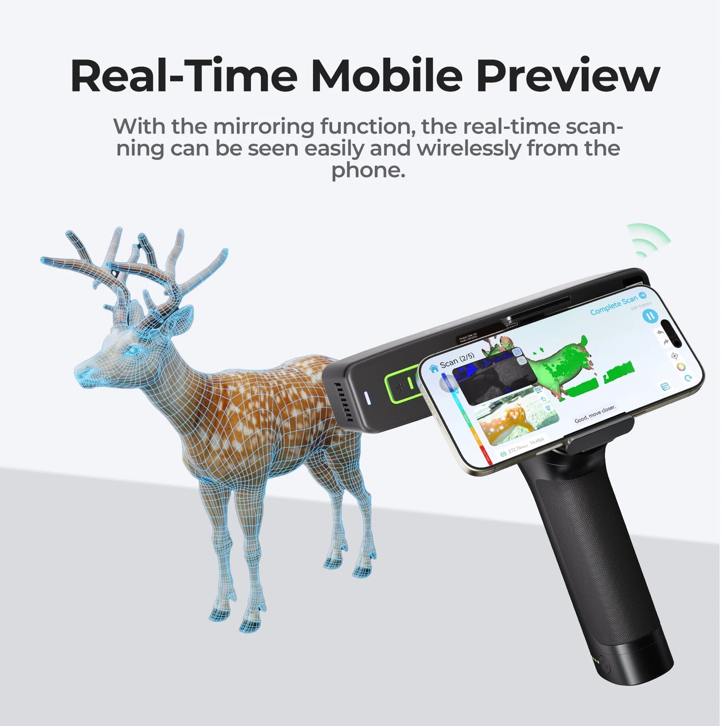 Otter Lite Wireless 3D Scanner with Full-Colour Capture