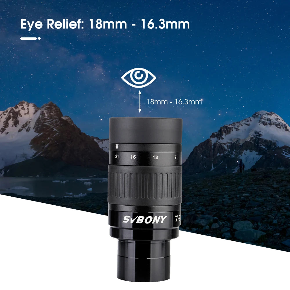 SV135 1.25" FMC Zoom Lens Telescope Accessory 3 Pack