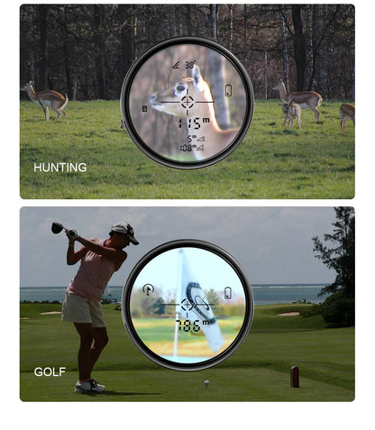 Laser Rangefinder Distance Meter with LCD Display