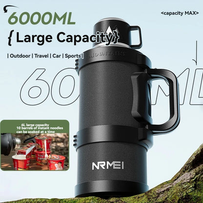 2.7L Insulated Water Bottle Travel & Outdoors