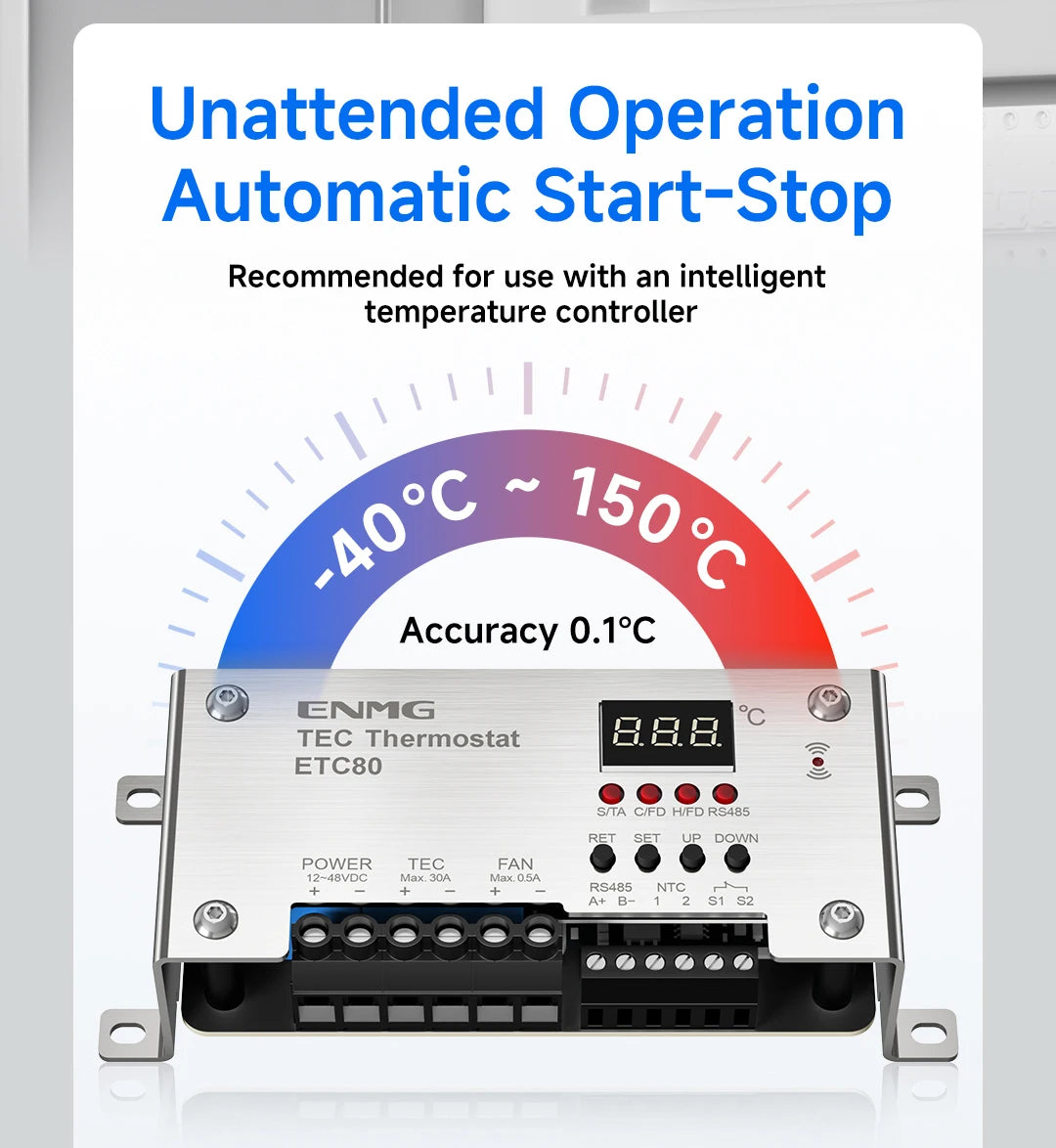 ETC80-RB 80W Industrial Control Panel Cooler