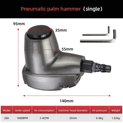 Multipurpose Handheld Air Hammer Pneumatic Palm Tool 28A