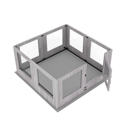 8-Panel Indoor Dog Puppies Playpen with Waterproof Pad