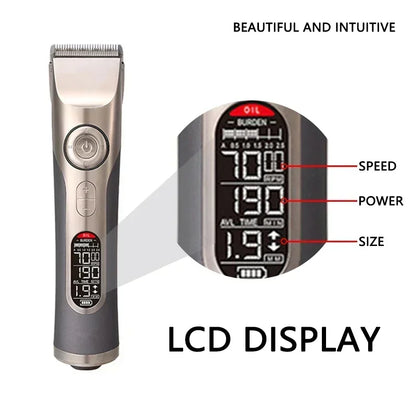 Rechargeable Men’s Hair Clipper for Barbering and Grooming