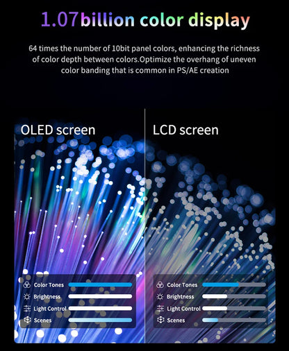 13.3-Inch 4K OLED Portable Monitor Touchscreen USB-C