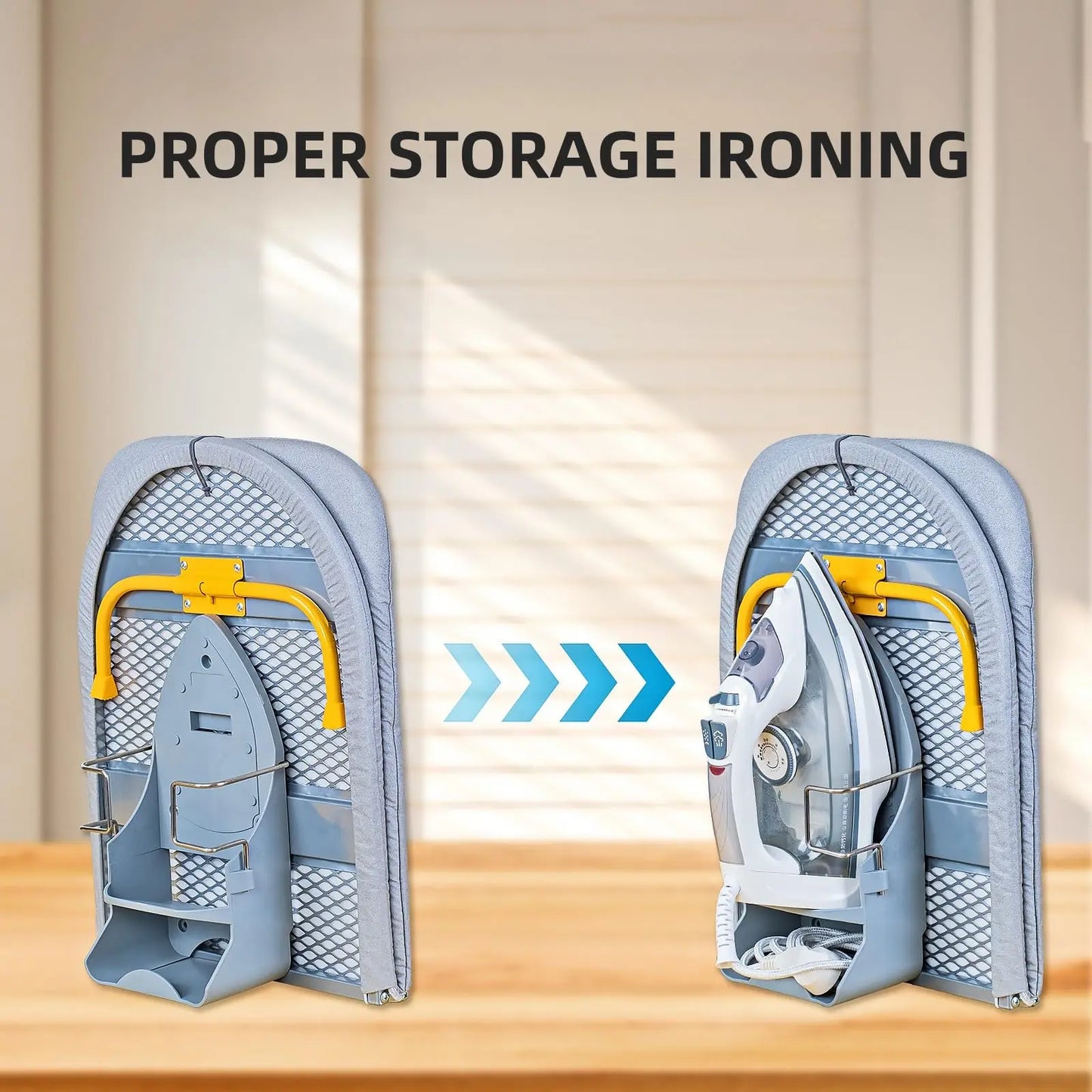 Compact Folding Ironing Board for Apartments