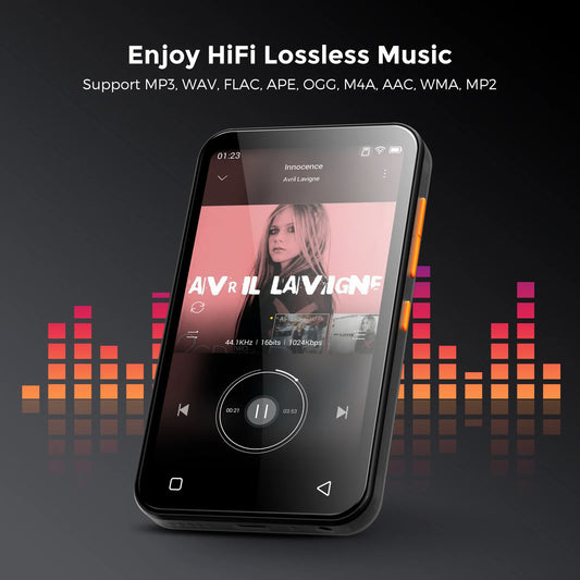 Portable Bluetooth MP4 MP3 Player 512GB Expandable
