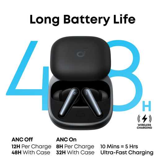 Adaptive ANC Wireless Earbuds with Dolby Audio IP55